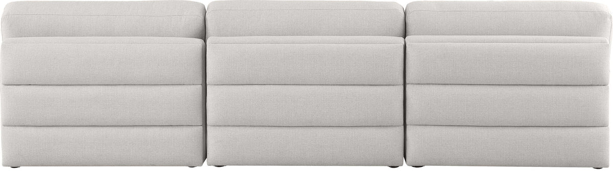 Beckham - Modular 3 Seat Armless Sofa