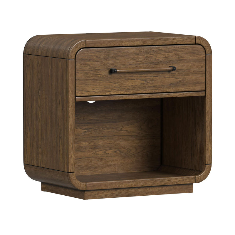 Glinda - Nightstand With USBC - Brown