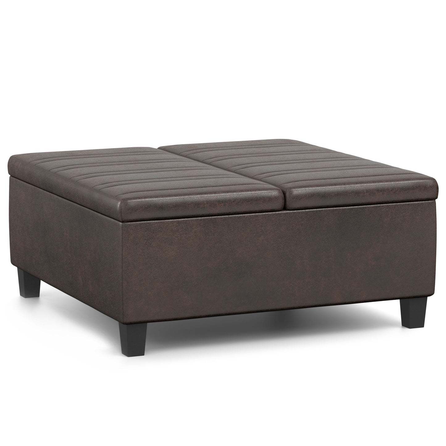 Ellis - Upholstered Coffee Table Storage Ottoman