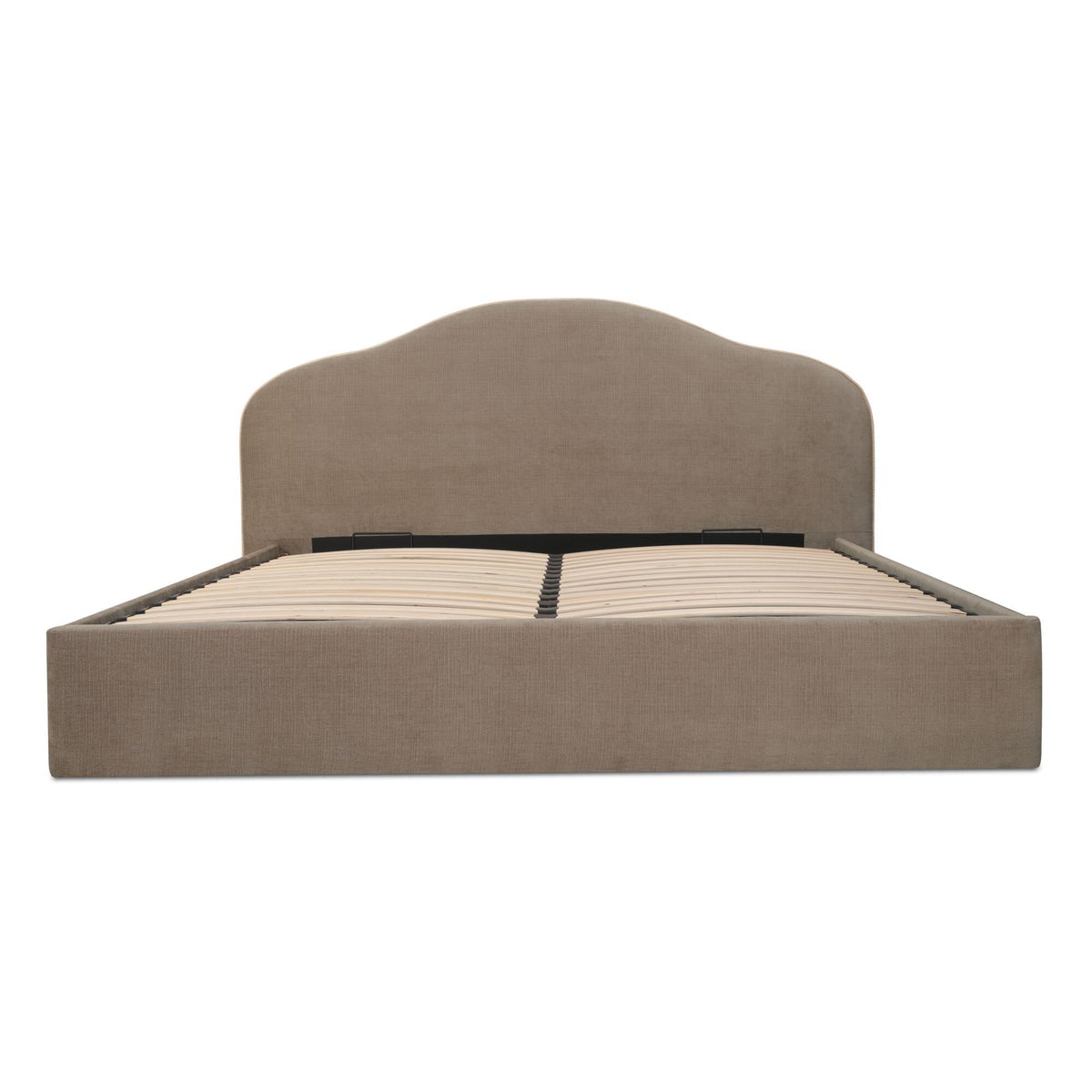 Maggie - King Storage Bed - Taupe