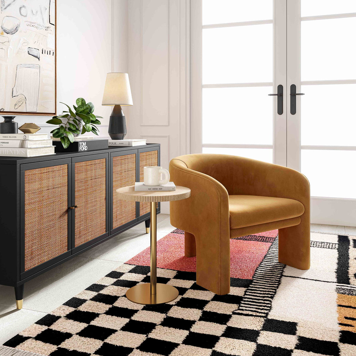 Marla - Velvet Accent Chair