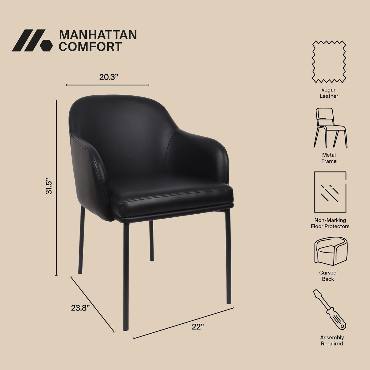 Manhattan Loft - Armchair (Set of 2)