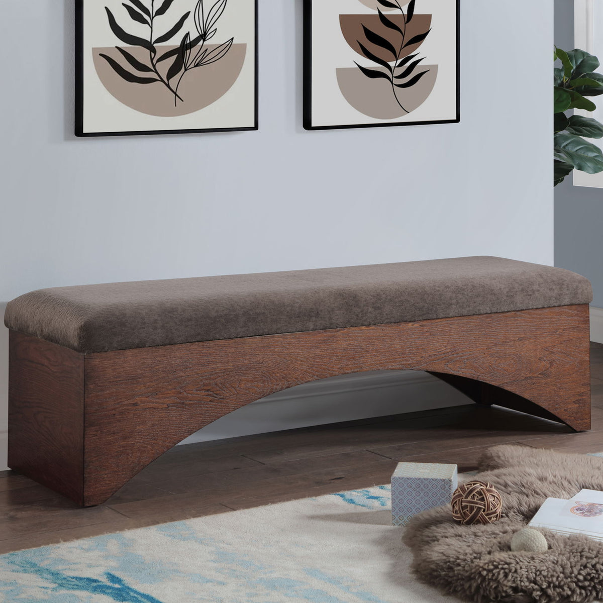 Lawson - Bench With Brown Base