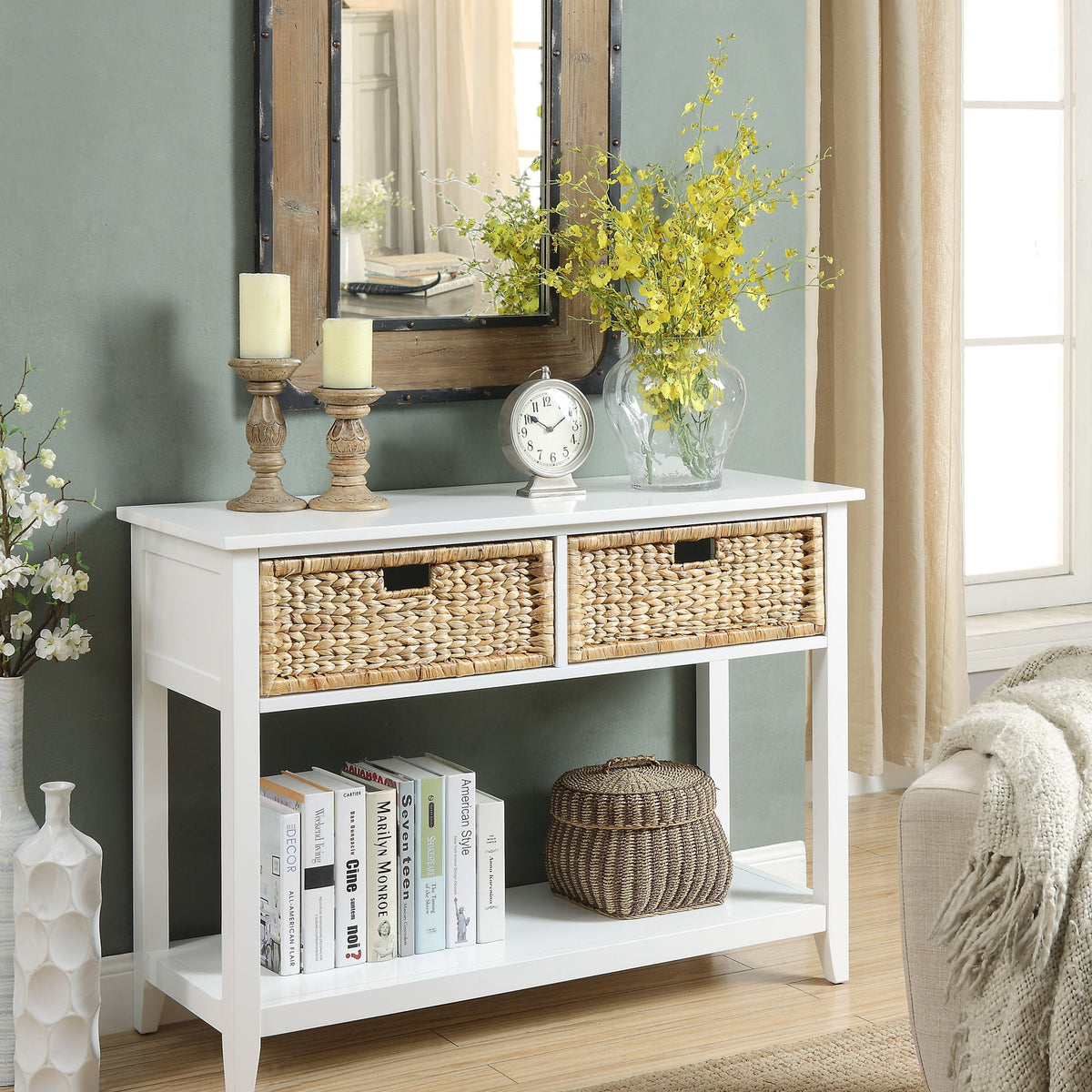 Flavius - Console Table, Storage Capacity