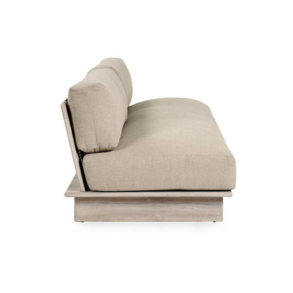 Livia - Teak Outdoor Sofa - Taupe