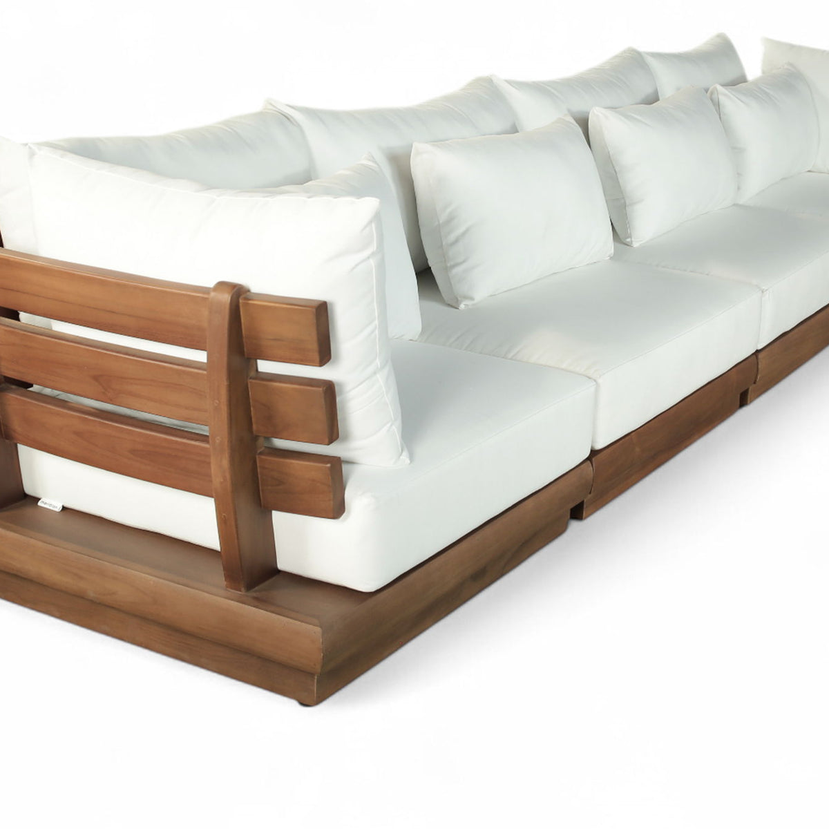 Mirella - 4 Piece Water Resistant Fabric Outdoor Patio Modular Sectional