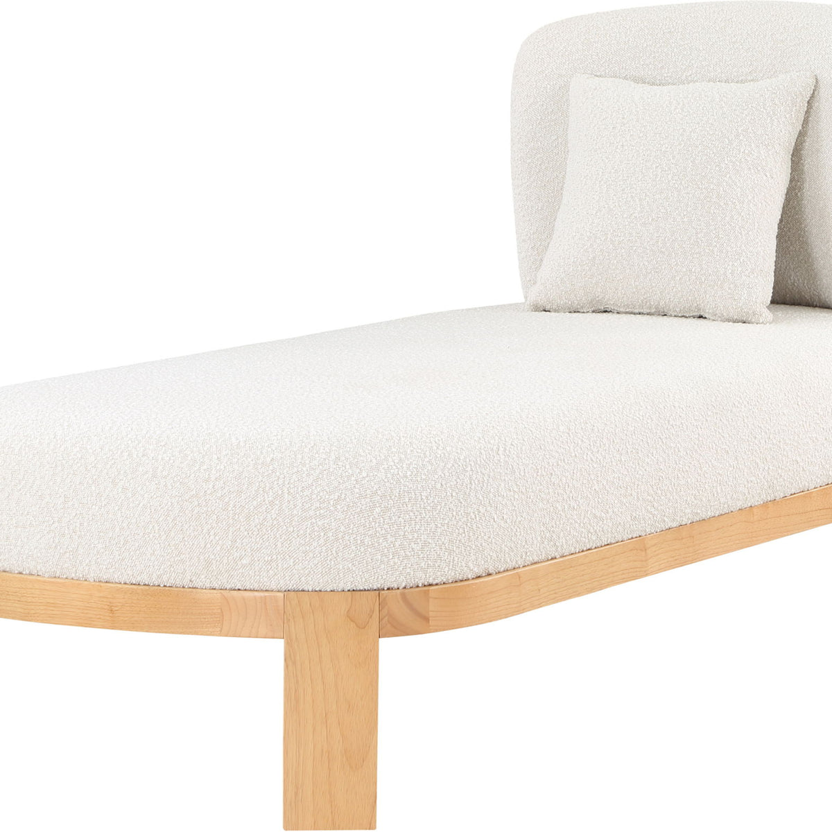 Maybourne - Chaise / Bench With Natural Frame