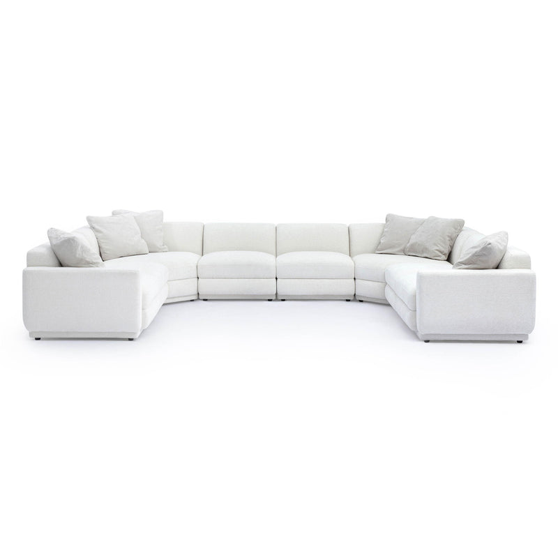 Perry - Modular Large U-Sectional - Cream