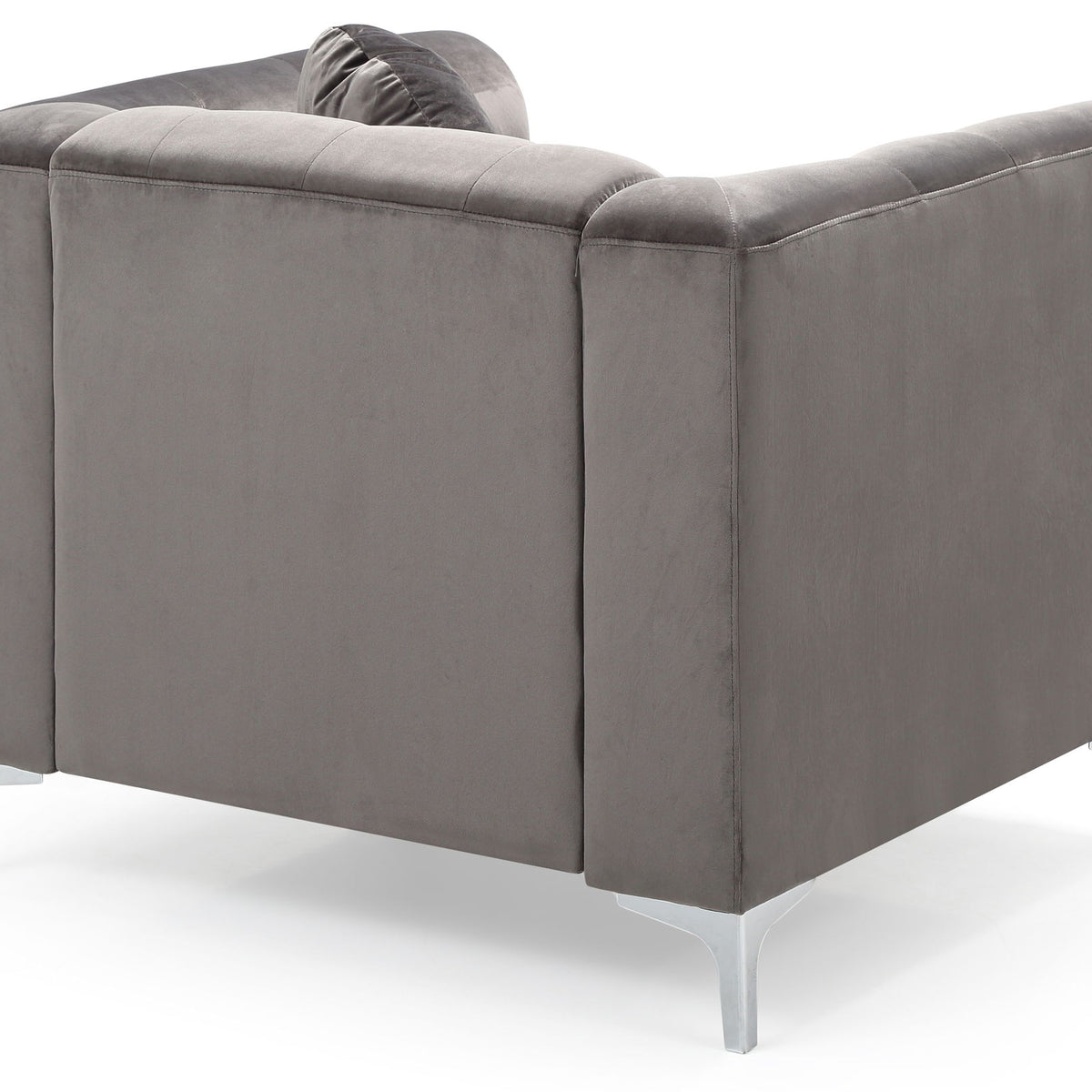 Contemporary Sloped Arm Chair