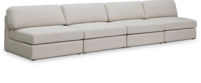 Beckham - Modular 4 Seats Armless Sofa
