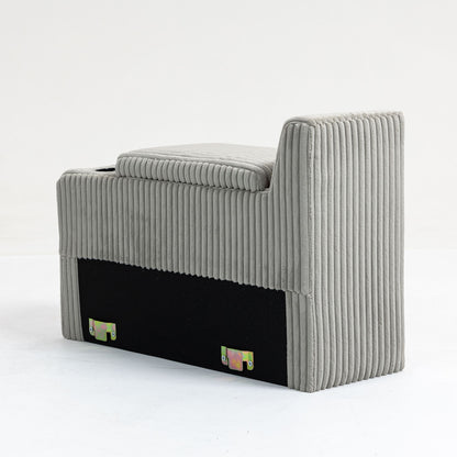 Modular Sofa Coffee Table With Storage Function, Cupholders, USB Ports