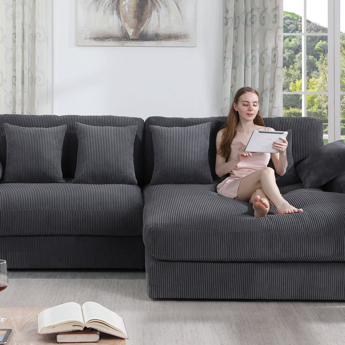 Mystic - Reversible Sectional Sofa Chaise