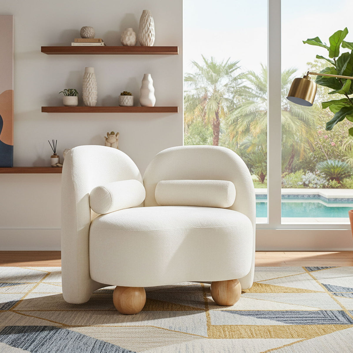Daphne - Chenille Chair