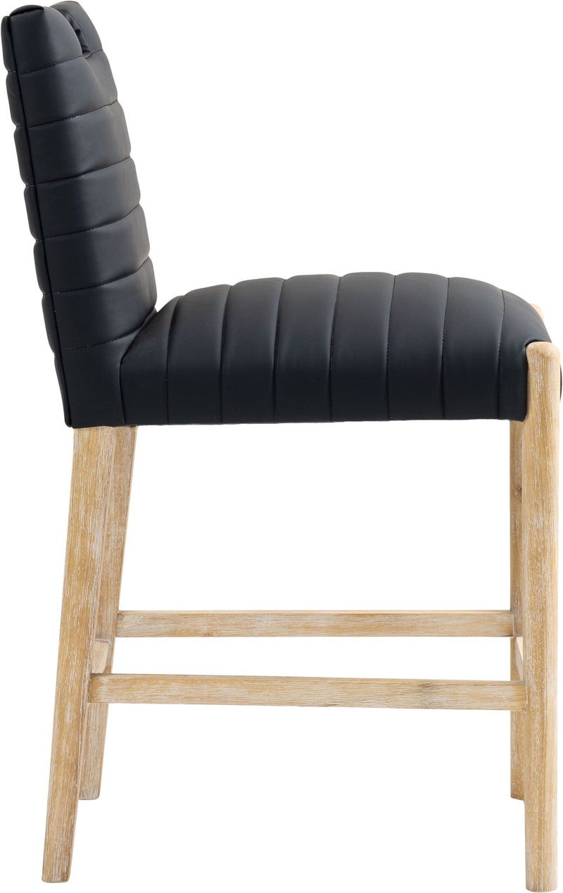 Aimee - Counter Stool - Light Brown Legs