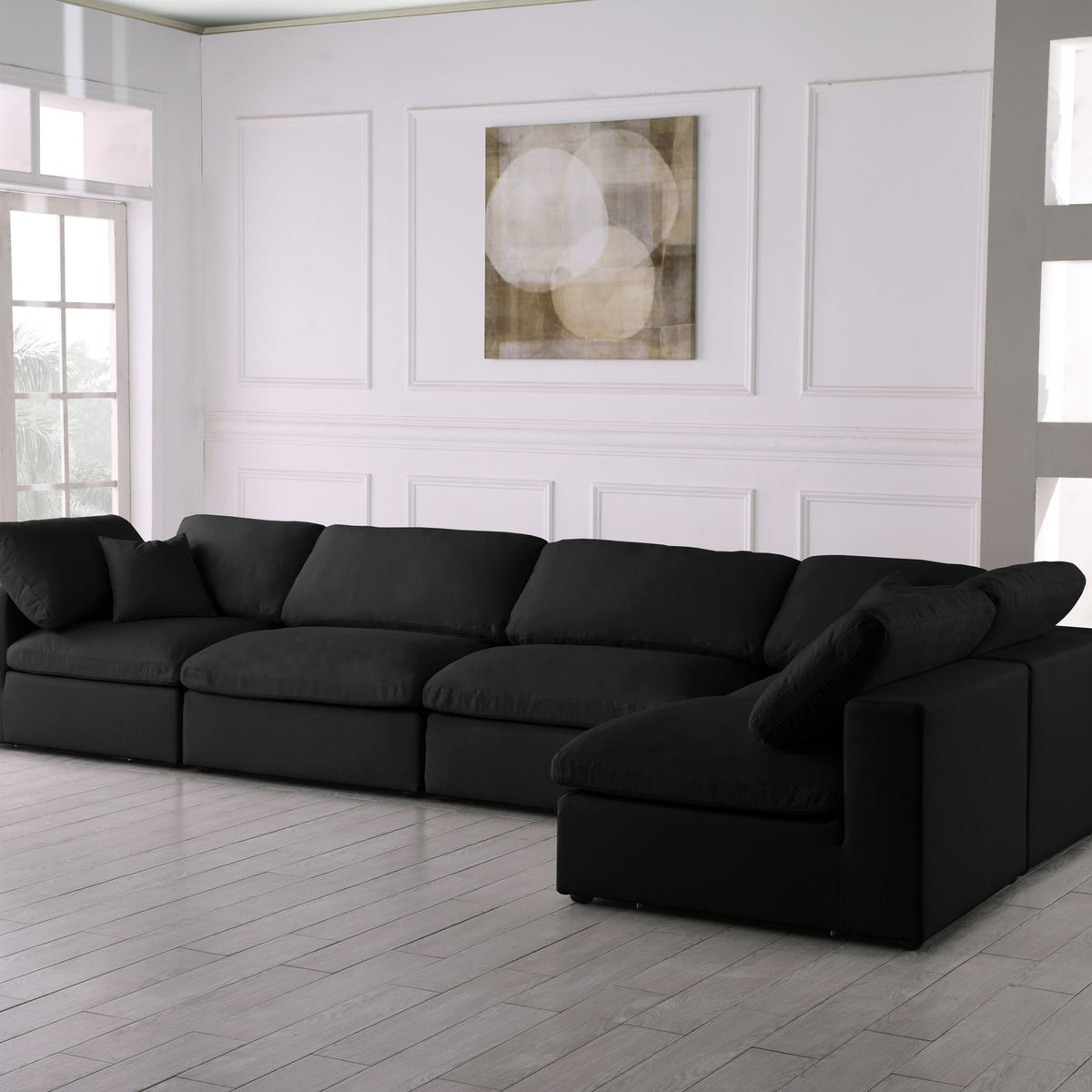 Plush - 5 Piece Modular Sectional