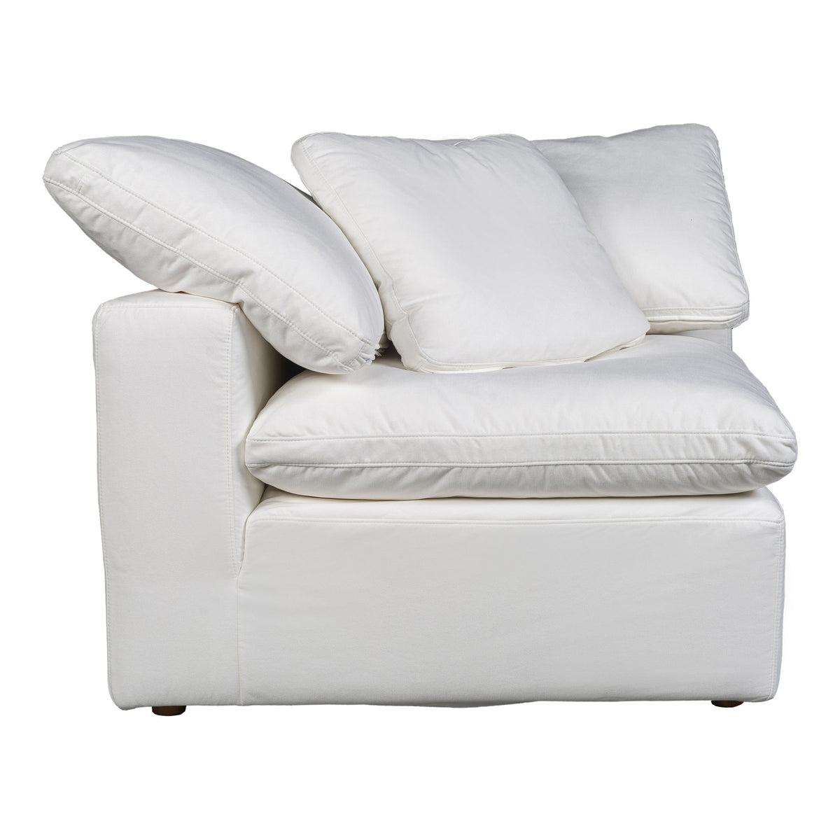 Terra - Livesmart Fabric Condo Corner Chair - Cream