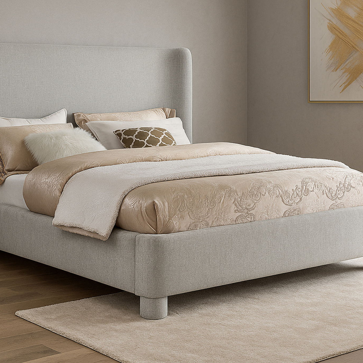 Penny - Chenille Fabric Bed