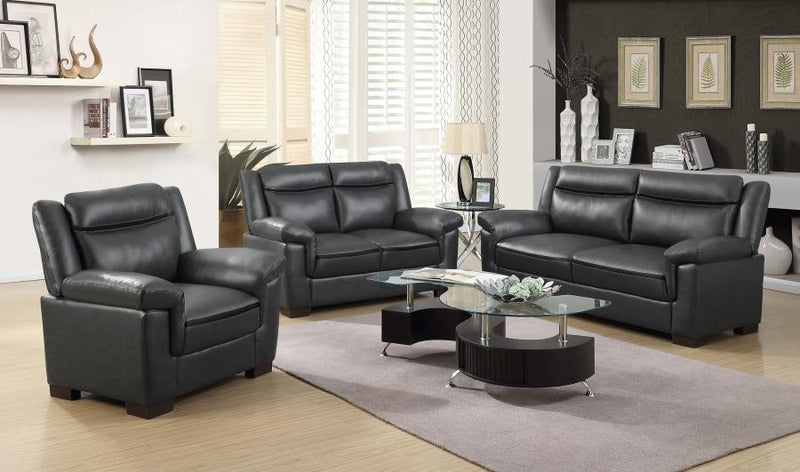 Arabella - Upholstered Padded Arm Sofa Set