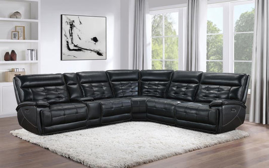 Hewitt - RAF Dual Power Recliner, Box 3 of 3 - Black