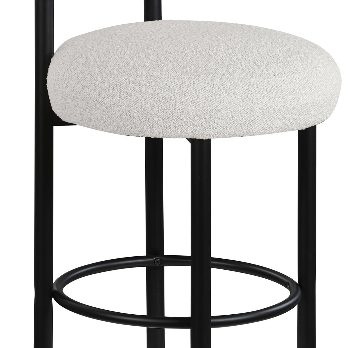 Bordeaux - Stool With Black Legs (Set of 2)