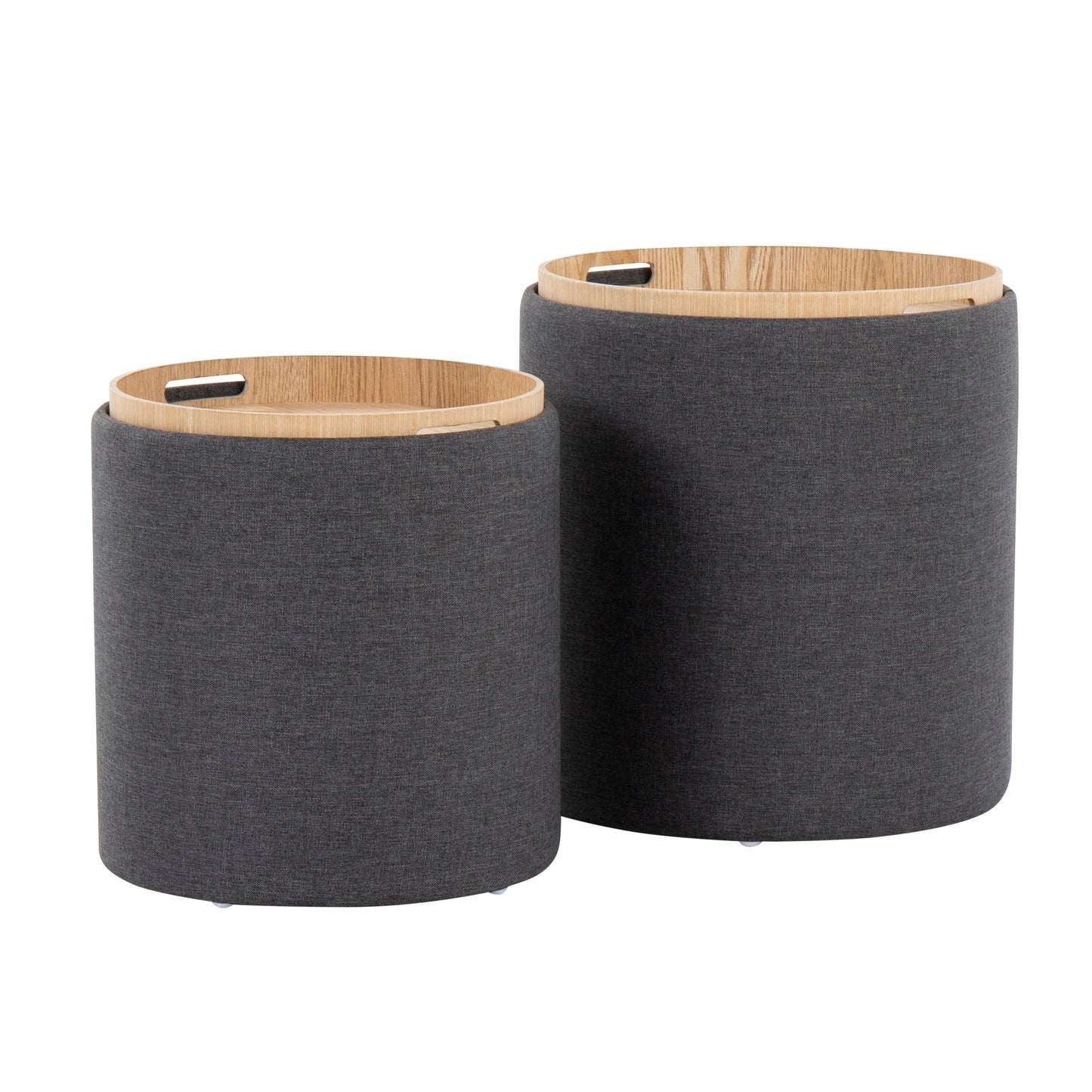 Tray - Contemporary Nesting Ottoman Set