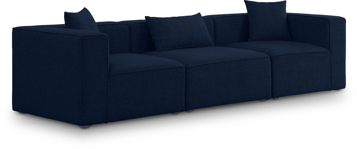 Cube - Linen Modular 3 Seat Sofa