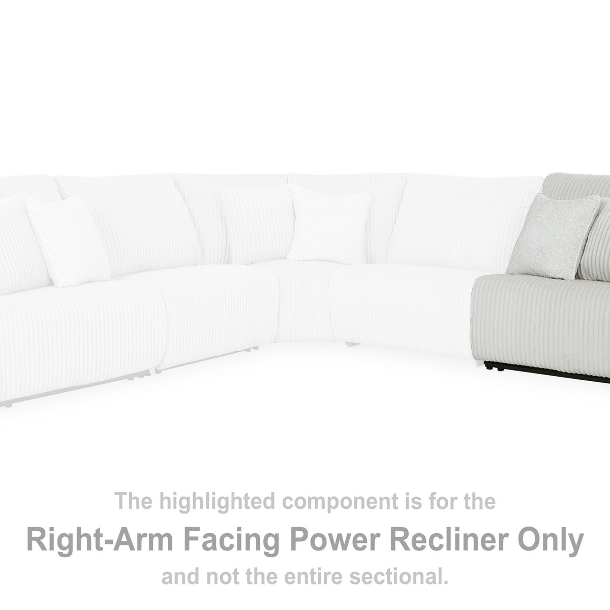 Top Tier - Raf Zero Wall Power Recliner - Alloy