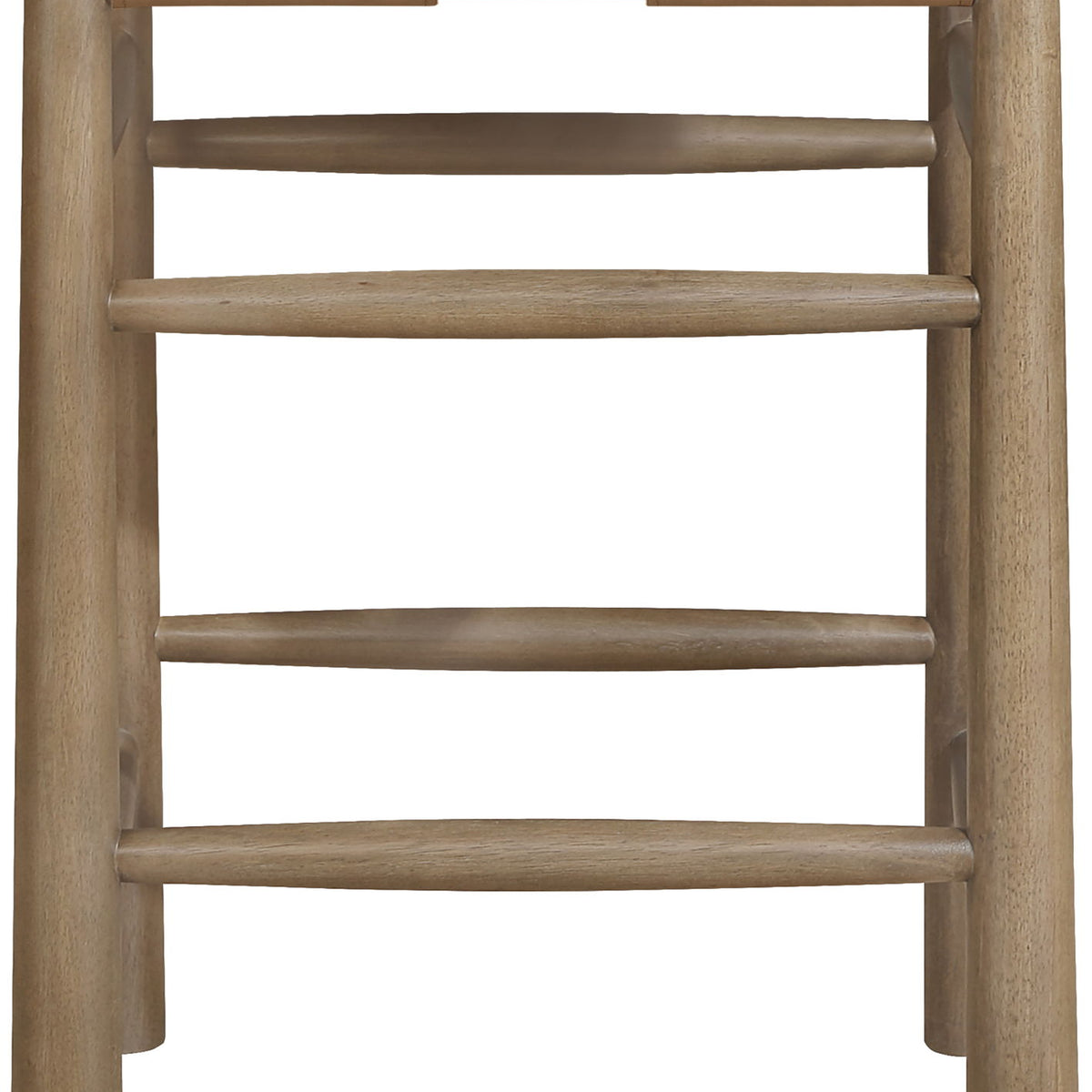 Santos - Backless Counter Stool With Stained Brown Base