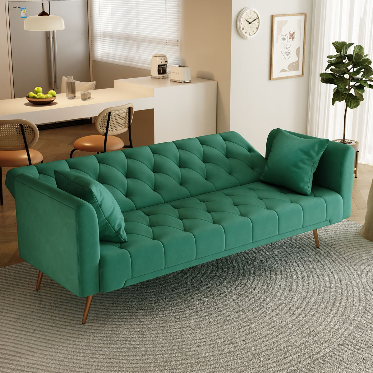 Convertible Double Folding Living Room Sofa Bed