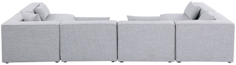 Cube - Linen 6 Piece Modular Armless Sectional