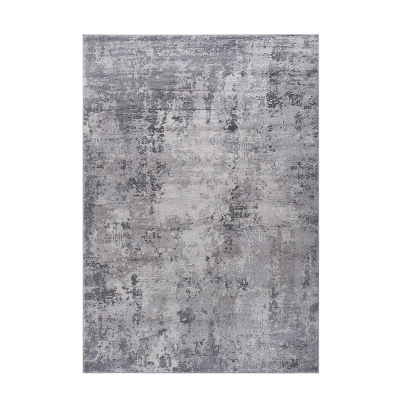 Marfi - 5' X 7' Abstract Area Rug - Light Gray