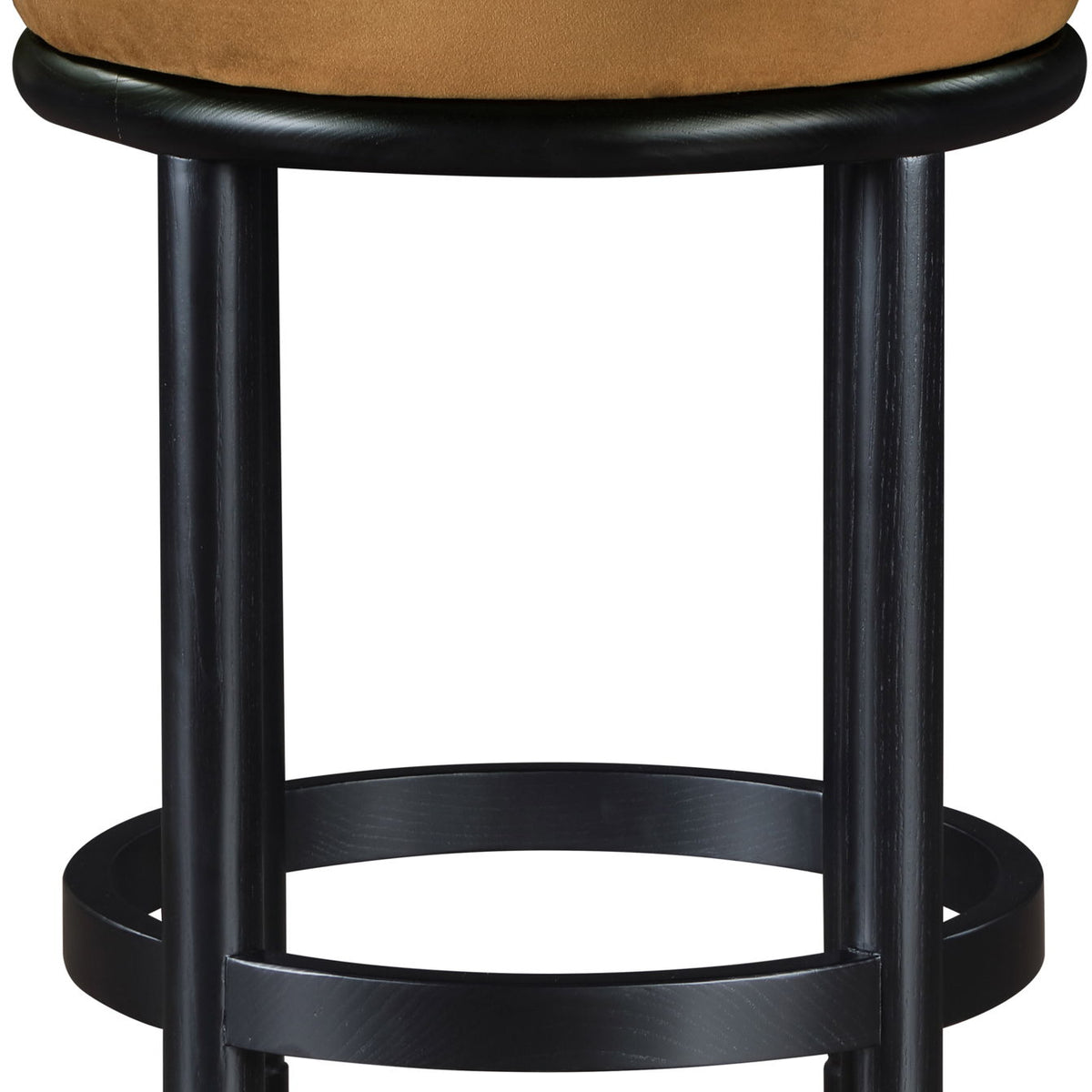 Monette - Counter Stool With Black Base
