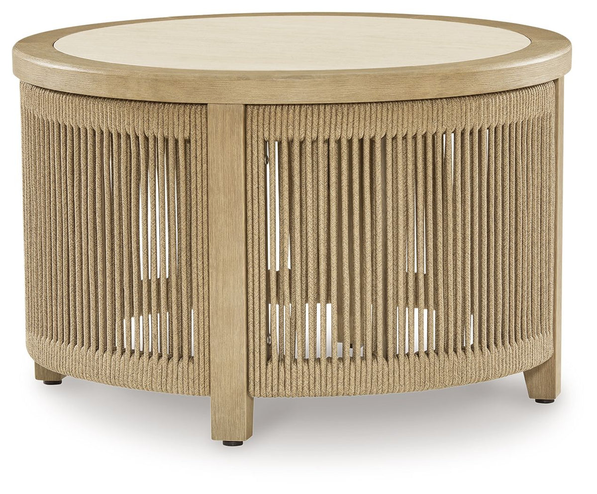 Spooners Cove - Round Cocktail Table - Beige