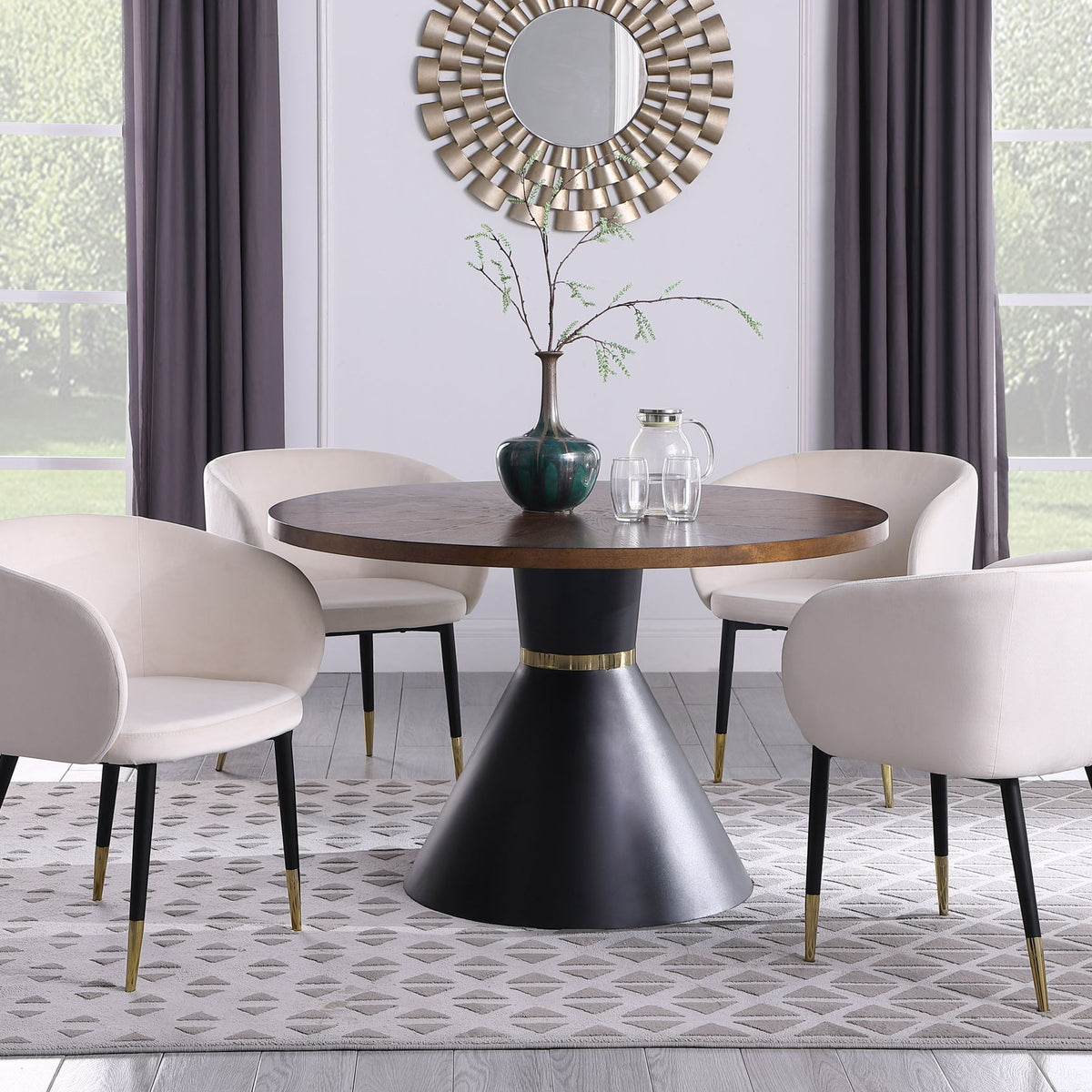 Sheridan - Dining Table - Brown