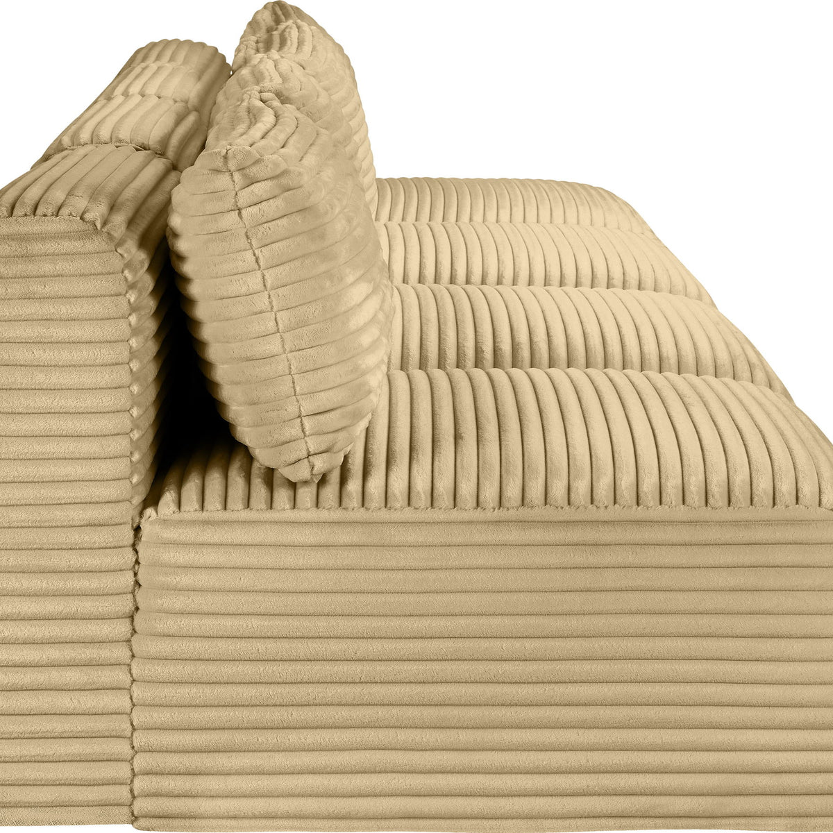 Shaggy - 4 Seat Modular Armless Sofa