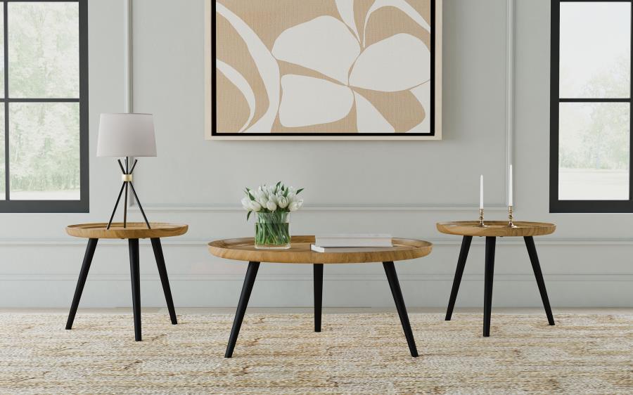 Zoe - Mango Wood Coffee Table Set