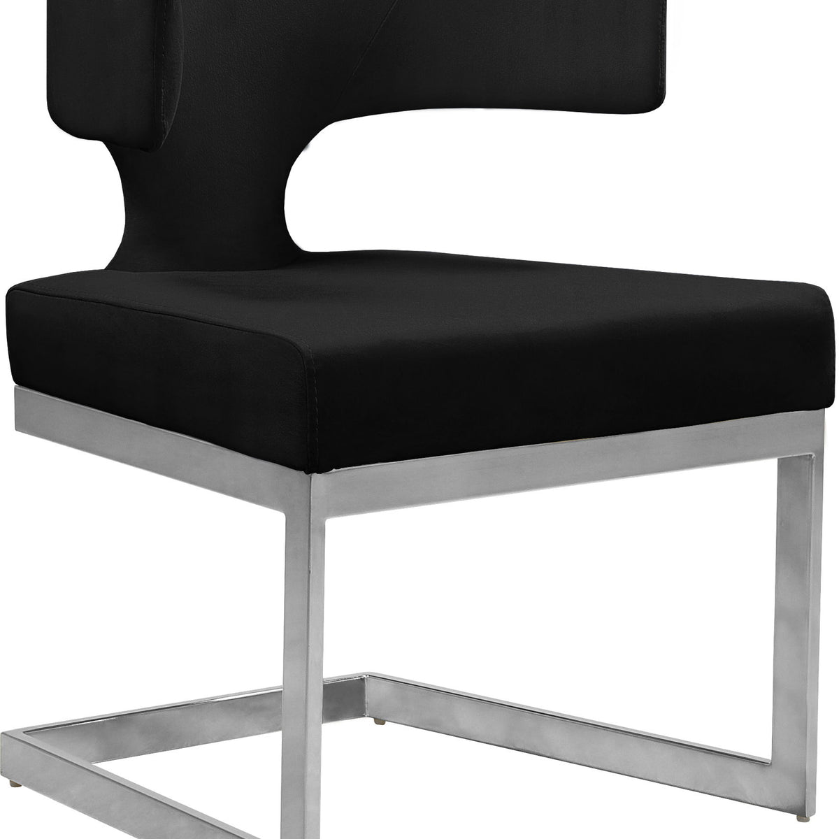 Alexandra - Dining Chair with Chrome Legs