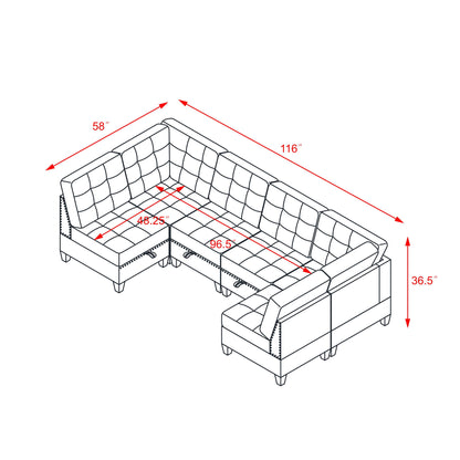 Modular Sectional Sofa, Diy Combination