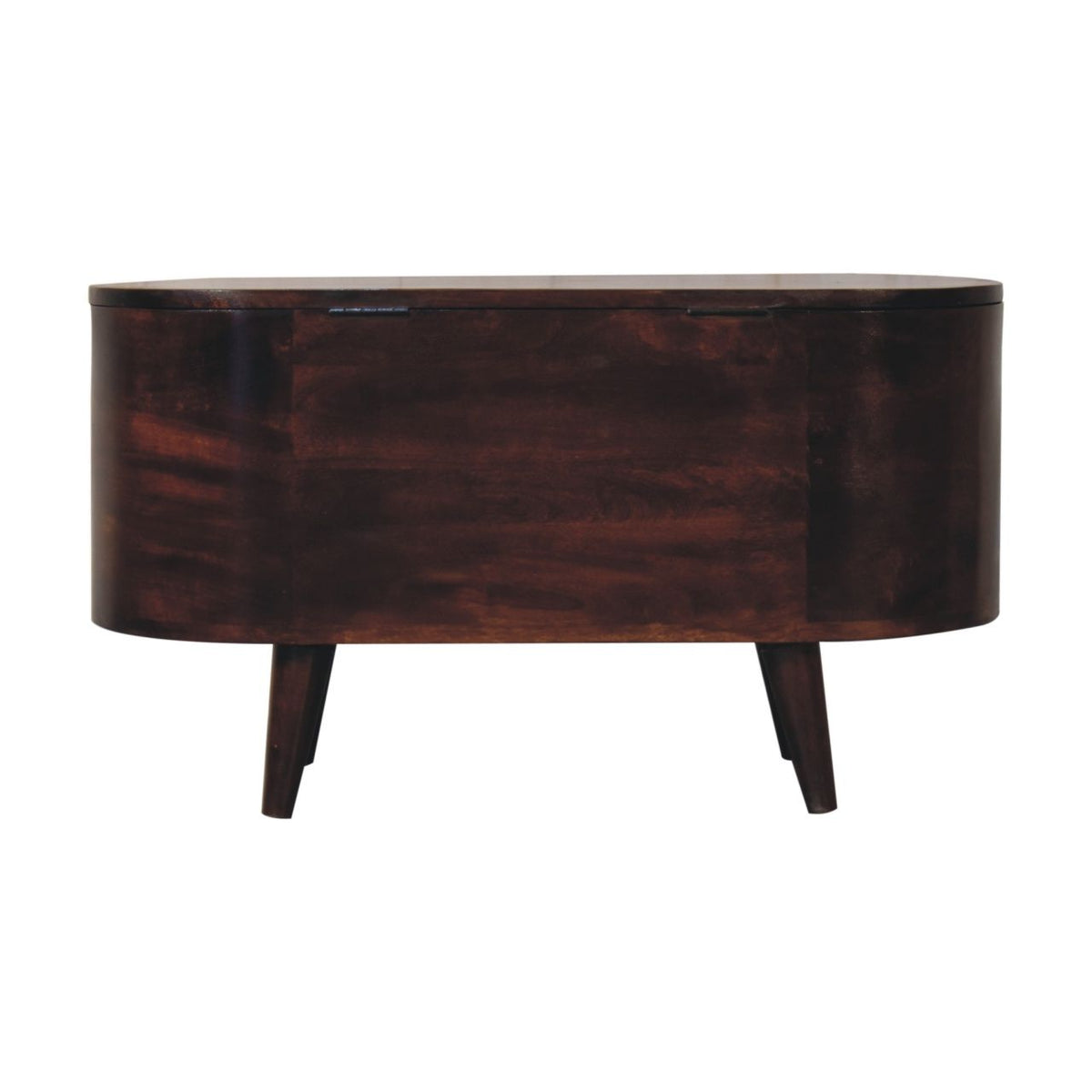 Rounded Lid Up Blanket Box