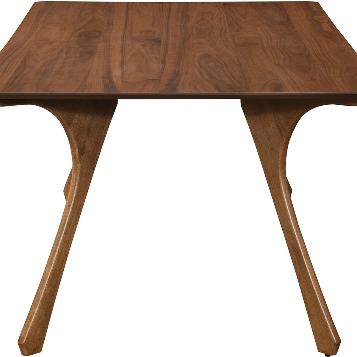 Glenwood - 86.75" Solid Wood And Walnut Veneer Dining Table - Brown