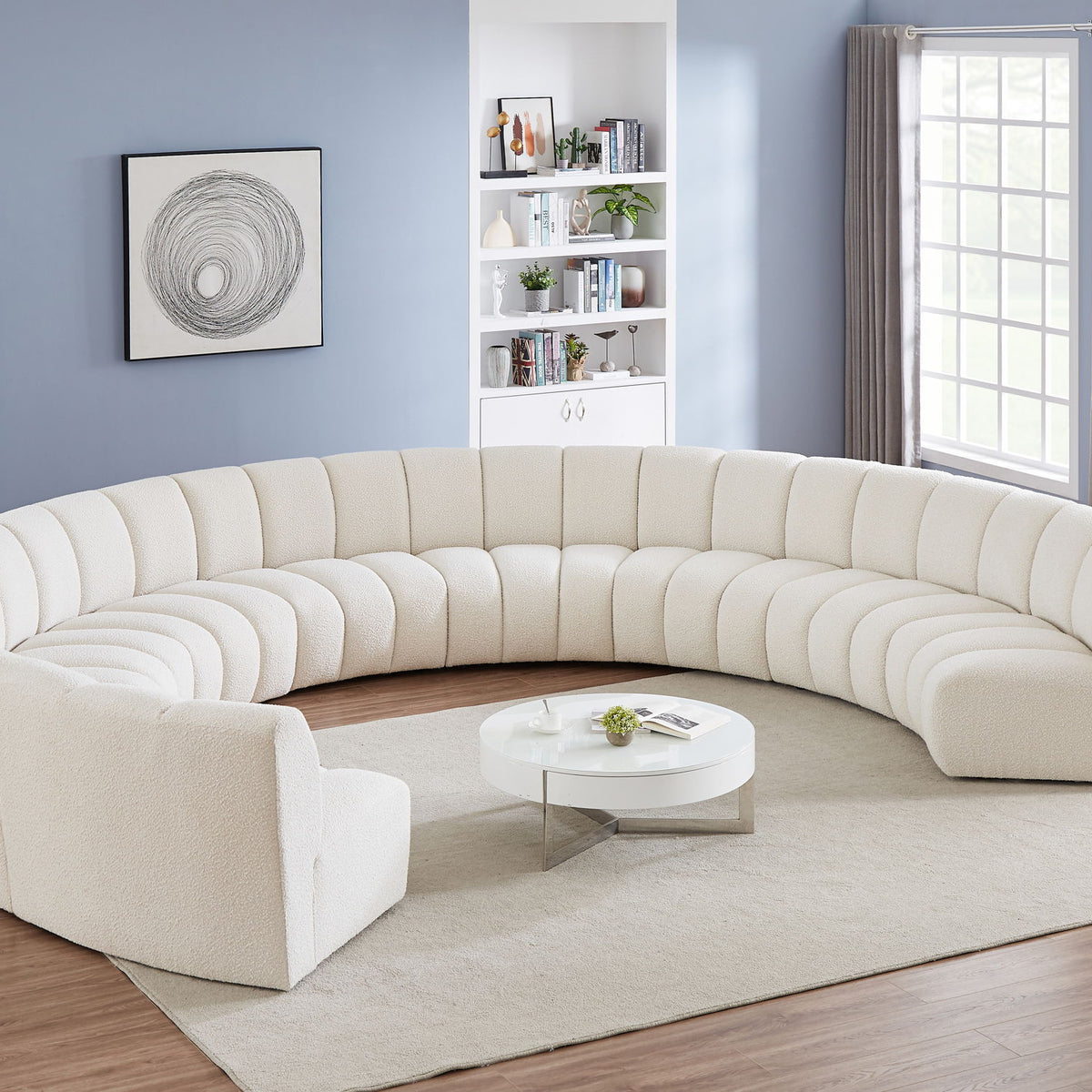 Infinity - 9 Piece Boucle Modular Sectional