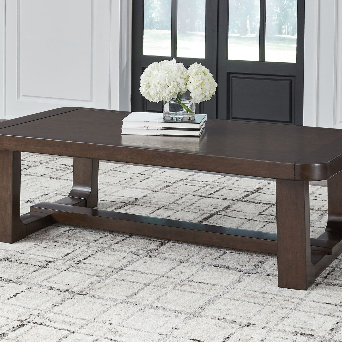 Breckington - Rectangular Cocktail Table - Dark Brown