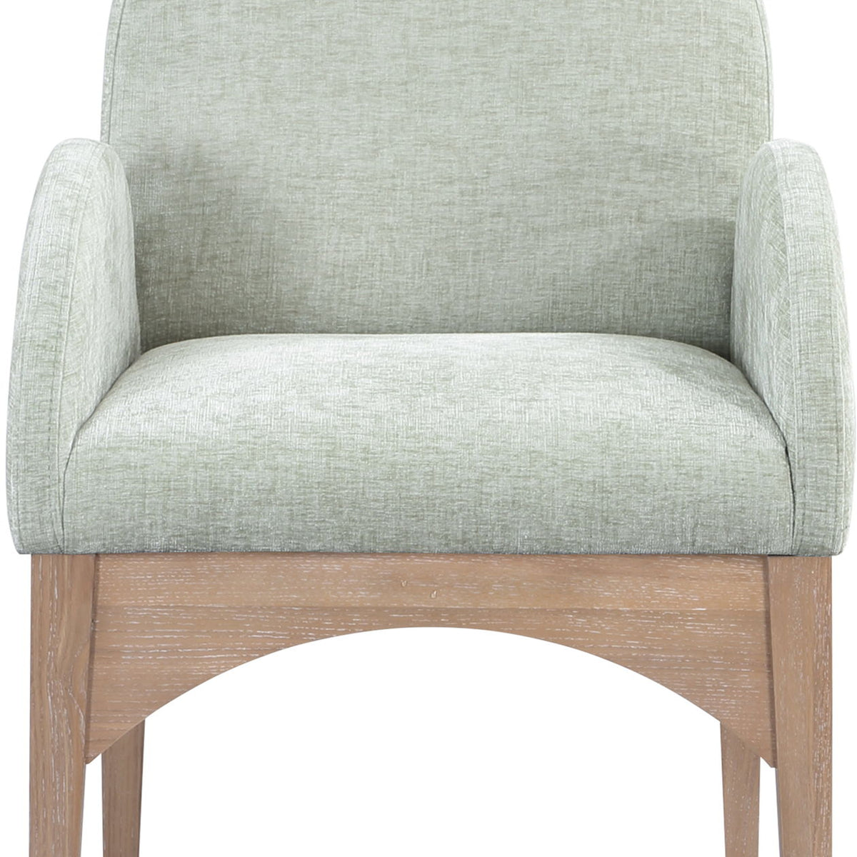 Waldorf - Chenille Dining Arm Chair With Natural Legs