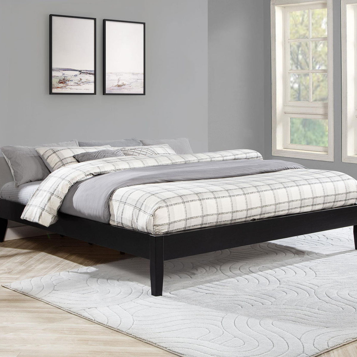 Hounslow California King Universal Platform Bed Black