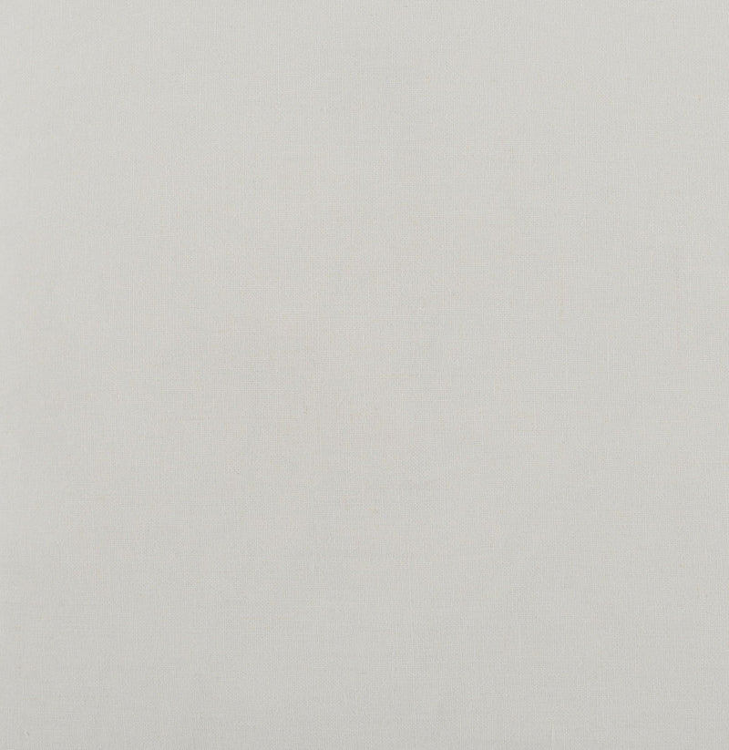 Light natural linen-like fabric swatch, finely textured with minimal patterning