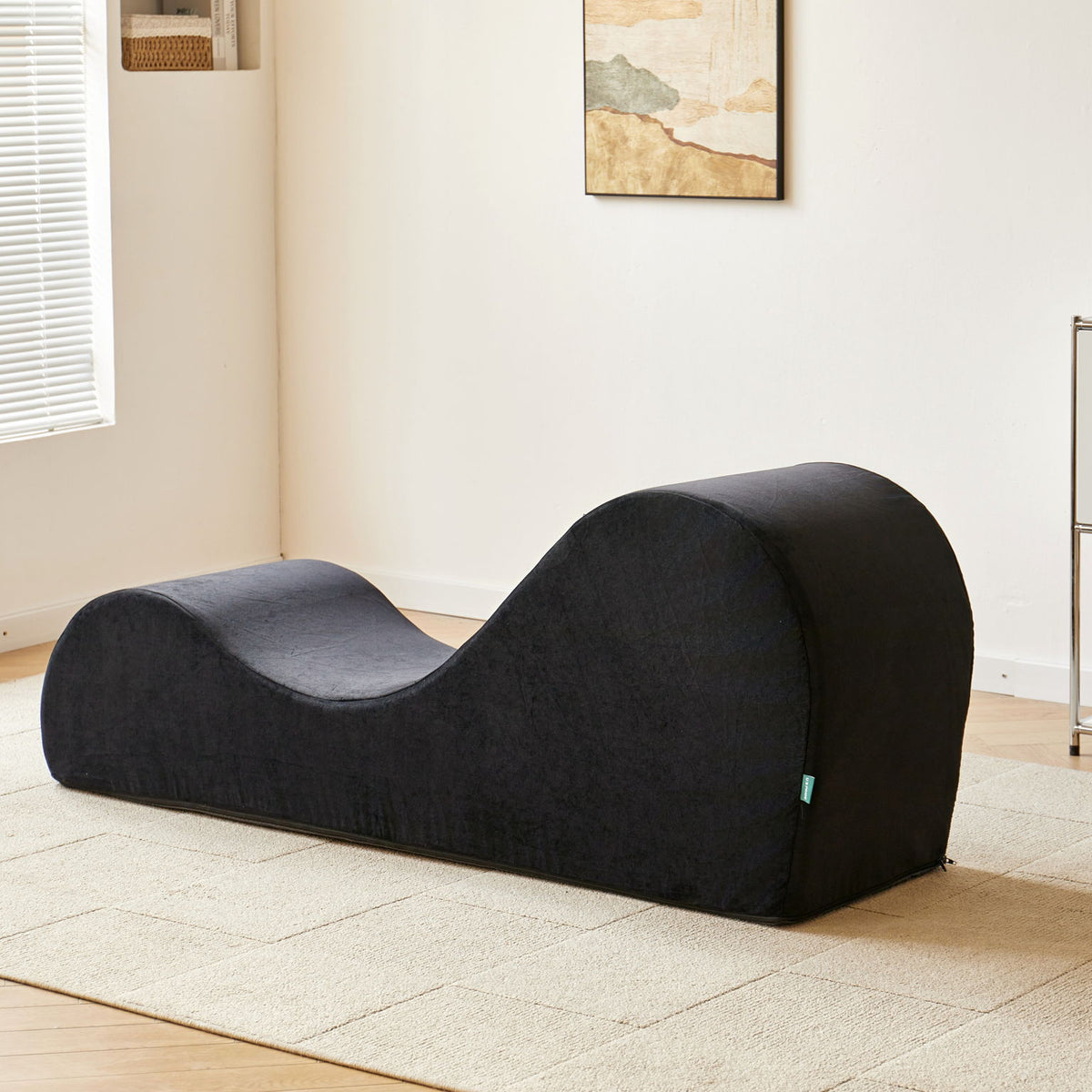 Solace - Chaise Lounge Chair Relaxation, Ergonomic Design With Soft Yet Firm High Density Foam Core