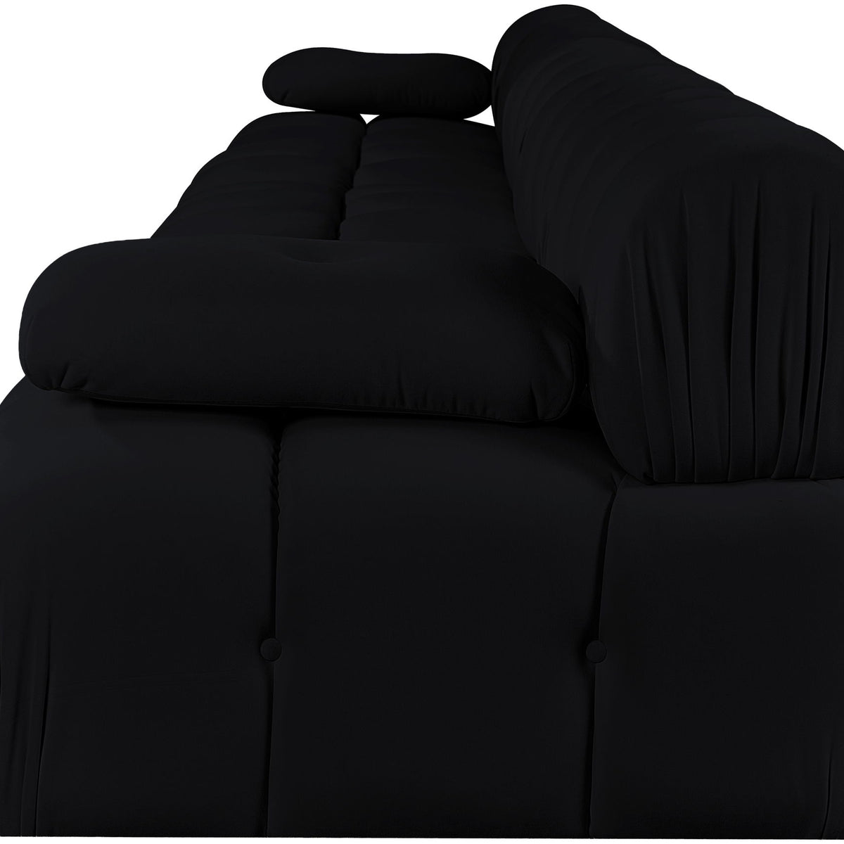 Orin - Velvet 5 Piece Modular Armless Sofa