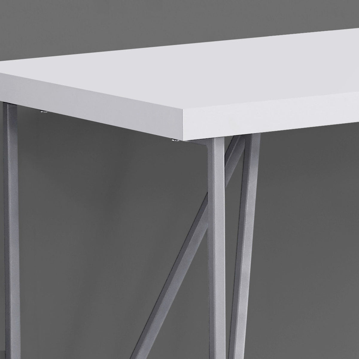 Computer Desk For Home Office Laptop, Contemporary & Modern - White