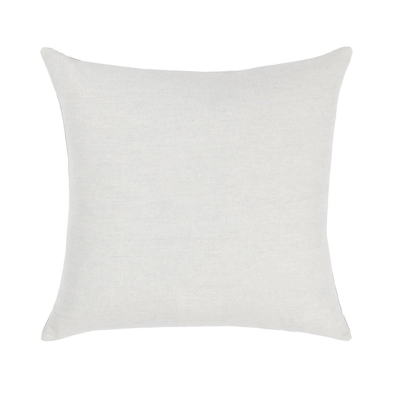 22x22 square throw pillow cover, light gray/white solid fabric with plain back