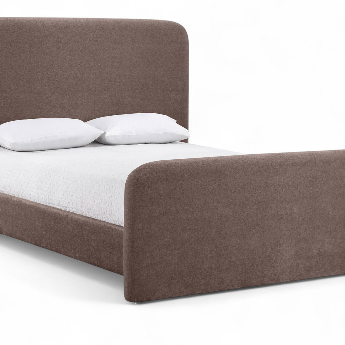 Fira - Chenille Fabric Upholstered Bed